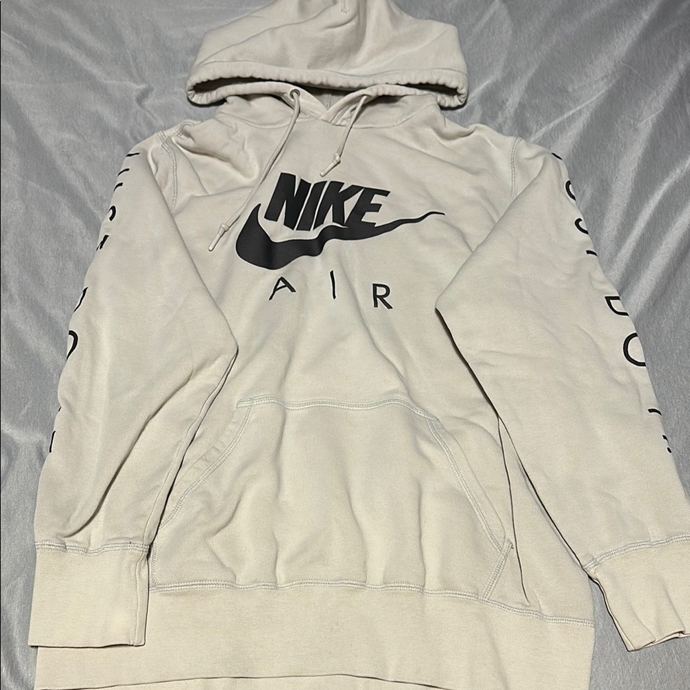 Nike Cream Pullover Hoodie Casual Comfort